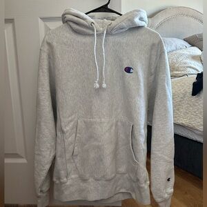 Grey champion hoodie